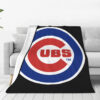 Chicago Cubs Blankets - Fleece Blanket for Bed - Cozy (Multiple Sizes) chicago cubs blankets fleece blanket for bed cozy multiple sizes ver 7