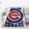 Chicago Cubs Blankets - Fleece Blanket for Bed - Warm (Multiple Sizes) chicago cubs blankets fleece blanket for bed warm multiple sizes ver 11