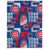 Chicago Cubs Blankets - Fleece Blanket for Sofa - Soft (Throw Size) chicago cubs blankets fleece blanket for sofa soft throw size ver 29