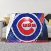 Chicago Cubs Blankets - Sherpa Blanket for Bed - Soft (Multiple Sizes) chicago cubs blankets sherpa blanket for bed soft multiple sizes ver 23
