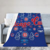 Chicago Cubs Blankets - Sherpa Blanket for Couch - Soft (Multiple Sizes) chicago cubs blankets sherpa blanket for couch soft multiple sizes ver 19