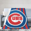 Chicago Cubs Blankets - Sherpa Blanket for Sofa - Soft (Throw Size) chicago cubs blankets sherpa blanket for sofa soft throw size ver 13