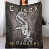 Chicago White Sox Blankets - Sherpa Blanket for Gift - Warm chicago white sox blankets sherpa blanket for gift warm ver 10
