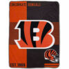 Cincinnati Bengals Blanket - Fleece Blanket for Gift - Cozy (Multiple Sizes) cincinnati bengals blanket fleece blanket for gift cozy multiple sizes ver 15