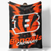 Cincinnati Bengals Blanket - Fleece Blanket for Gift - Warm cincinnati bengals blanket fleece blanket for gift warm ver 55