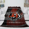 Cincinnati Bengals Blanket - Sherpa Blanket for Couch - Lightweight (Multiple Sizes) cincinnati bengals blanket sherpa blanket for couch lightweight multiple sizes ver 40