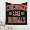 Cincinnati Bengals Blankets - Fleece Blanket for Sofa - Cozy (Throw Size) cincinnati bengals blankets fleece blanket for sofa cozy throw size ver 69