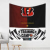 Cincinnati Bengals Blankets - Fleece Blanket for Sofa - Warm (Throw Size) cincinnati bengals blankets fleece blanket for sofa warm throw size ver 68