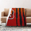 Cincinnati Bengals Blankets - Sherpa Blanket for Bed - Warm cincinnati bengals blankets sherpa blanket for bed warm ver 10