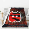 Cincinnati Bengals Blankets - Sherpa Blanket for Couch - Lightweight (Throw Size) cincinnati bengals blankets sherpa blanket for couch lightweight throw size ver 5