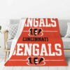 Cincinnati Bengals Blankets - Sherpa Blanket for Gift - Cozy cincinnati bengals blankets sherpa blanket for gift cozy ver 62
