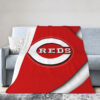 Cincinnati Reds Blankets - Fleece Blanket for Sofa - Soft (Throw Size) cincinnati reds blankets fleece blanket for sofa soft throw size ver 2