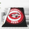 Cincinnati Reds Blankets - Sherpa Blanket for Bed - Soft cincinnati reds blankets sherpa blanket for bed soft ver 51