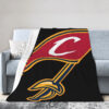 Cleveland Cavaliers Blanket - Sherpa Blanket for Gift - Cozy (Multiple Sizes) cleveland cavaliers blanket sherpa blanket for gift cozy multiple sizes ver 9
