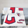 Cleveland Guardians Blanket - Fleece Blanket for Bed - Cozy cleveland guardians blanket fleece blanket for bed cozy ver 23