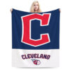 Cleveland Guardians Blankets - Sherpa Blanket for Bed - Warm cleveland guardians blankets sherpa blanket for bed warm ver 17