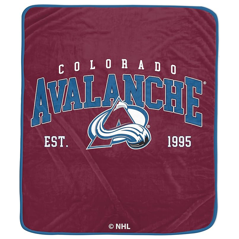 colorado avalanche blankets fleece blanket for couch warm multiple sizes ver 7