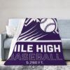 Colorado Rockies Blanket - Fleece Blanket for Bed - Cozy colorado rockies blanket fleece blanket for bed cozy ver 10