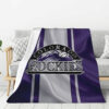 Colorado Rockies Blanket - Fleece Blanket for Bed - Warm colorado rockies blanket fleece blanket for bed warm ver 21