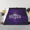 Colorado Rockies Blanket - Fleece Blanket for Couch - Cozy colorado rockies blanket fleece blanket for couch cozy ver 46