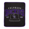 Colorado Rockies Blanket - Fleece Blanket for Sofa - Cozy (Multiple Sizes) colorado rockies blanket fleece blanket for sofa cozy multiple sizes ver 23