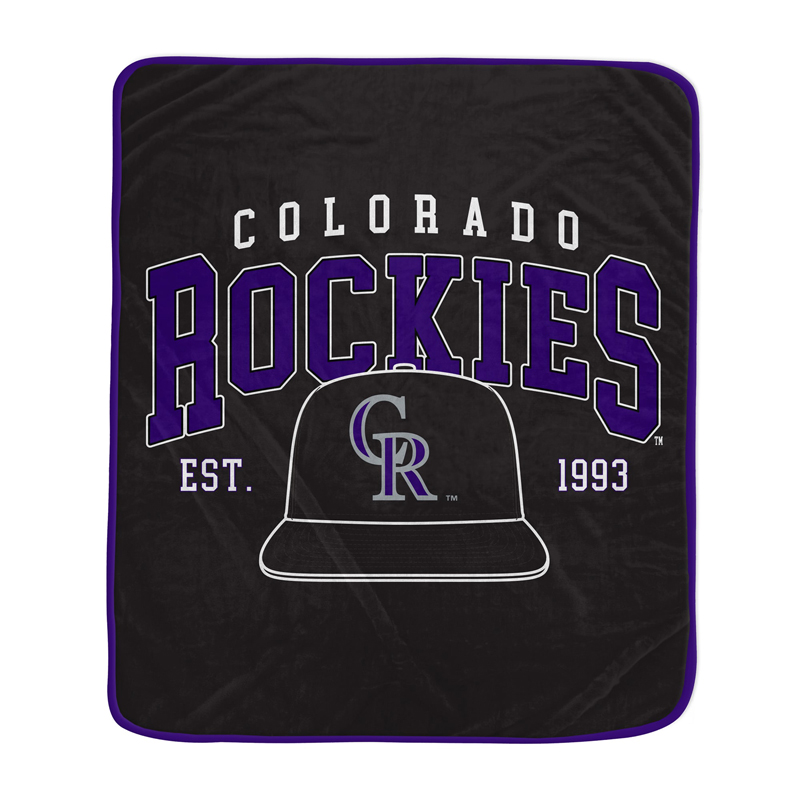colorado rockies blanket fleece blanket for sofa cozy multiple sizes ver 23
