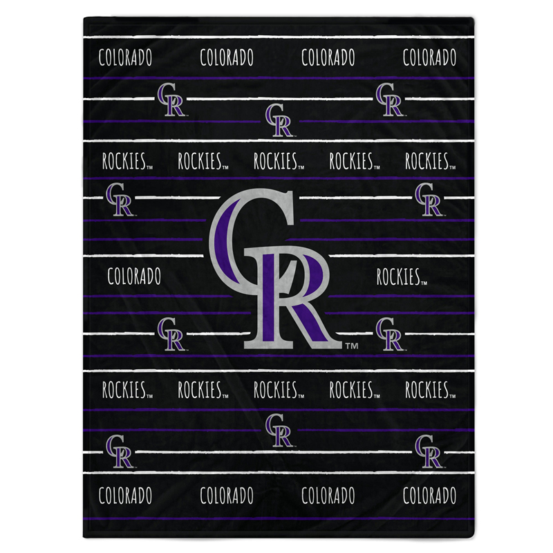 colorado rockies blanket sherpa blanket for bed warm multiple sizes ver 29