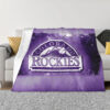 Colorado Rockies Blanket - Sherpa Blanket for Sofa - Lightweight colorado rockies blanket sherpa blanket for sofa lightweight ver 30