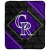 Colorado Rockies Blanket - Sherpa Blanket for Sofa - Lightweight colorado rockies blanket sherpa blanket for sofa lightweight ver 37