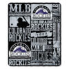 Colorado Rockies Blanket - Sherpa Blanket for Sofa - Soft (Throw Size) colorado rockies blanket sherpa blanket for sofa soft throw size ver 14