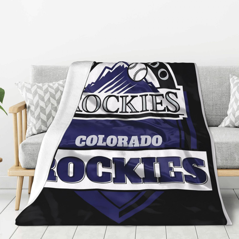 colorado rockies blankets fleece blanket for bed cozy multiple sizes ver 8