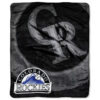 Colorado Rockies Blankets - Fleece Blanket for Bed - Lightweight (Throw Size) colorado rockies blankets fleece blanket for bed lightweight throw size ver 55