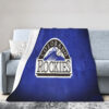 Colorado Rockies Blankets - Fleece Blanket for Gift – Lightweight colorado rockies blankets fleece blanket for gift lightweight ver 63