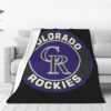 Colorado Rockies Blankets - Fleece Blanket for Gift - Soft colorado rockies blankets fleece blanket for gift soft ver 57