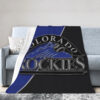 Colorado Rockies Blankets - Sherpa Blanket for Gift - Lightweight colorado rockies blankets sherpa blanket for gift lightweight ver 36