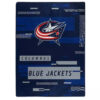 Columbus Blue Jackets Blankets - Sherpa Blanket for Bed - Warm (Queen Size) columbus blue jackets blankets sherpa blanket for bed warm queen size ver 9