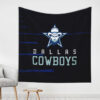 Dallas Cowboys Blanket - Sherpa Blanket for Gift - Lightweight (Throw Size) dallas cowboys blanket sherpa blanket for gift lightweight throw size ver 55