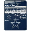 Dallas Cowboys Blankets - Fleece Blanket for Couch - Lightweight (Queen Size) dallas cowboys blankets fleece blanket for couch lightweight queen size ver 77