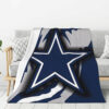 Dallas Cowboys Blankets - Fleece Blanket for Gift - Cozy (Throw Size) dallas cowboys blankets fleece blanket for gift cozy throw size ver 75