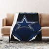 Dallas Cowboys Blankets - Fleece Blanket for Gift - Lightweight (Throw Size) dallas cowboys blankets fleece blanket for gift lightweight throw size ver 3