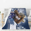 Dallas Cowboys Blankets - Sherpa Blanket for Couch - Cozy (Throw Size) dallas cowboys blankets sherpa blanket for couch cozy throw size ver 95