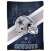 Dallas Cowboys Blankets - Sherpa Blanket for Sofa - Soft (Throw Size) dallas cowboys blankets sherpa blanket for sofa soft throw size ver 59