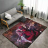 Deadpool Rug - Dark Theme Carpet for Man Cave - Plush Rugs deadpool area rug dark theme carpet for living room thick 1 2 cm carpet ver 9