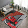Deadpool Carpets - Comic Style Carpet for Man Cave - Plush Area Rugs deadpool area rug dark theme carpet for man cave thick 1 2 cm rug ver 11