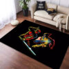 Deadpool Area Rugs - Battle Scene Carpet for Bedroom - Durable Rugs deadpool carpet vintage style carpet for man cave plush rugs ver 60