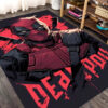 Deadpool Rug - Dark Theme Carpet for Living Room - Thick 1.2 cm Area Rug deadpool carpets battle scene carpet for gaming room thick 1 2 cm carpet ver 3