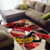 Deadpool Area Rugs - Comic Style Carpet for Living Room - Non-Slip Rug deadpool carpets dark theme carpet for bedroom non slip rug ver 16