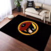 Deadpool Rug - Comic Style Carpet for Gaming Room - Soft Area Rug deadpool carpets minimal carpet for bedroom plush area rug ver 64