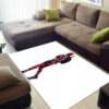Deadpool Area Rug - Dark Theme Carpet for Man Cave - Thick 1.2 cm Rug deadpool rug battle scene carpet for living room durable rugs ver 69