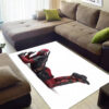 Deadpool Area Rugs - Vintage Style Carpet for Man Cave - Non-Slip Area Rugs deadpool rug battle scene carpet for living room non slip area rugs ver 62